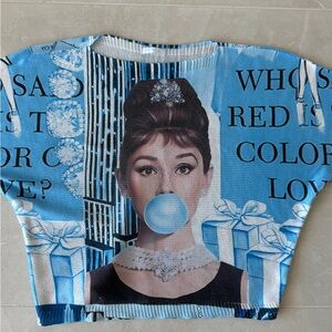 Audrey Hepburn x Tiffany & Co top